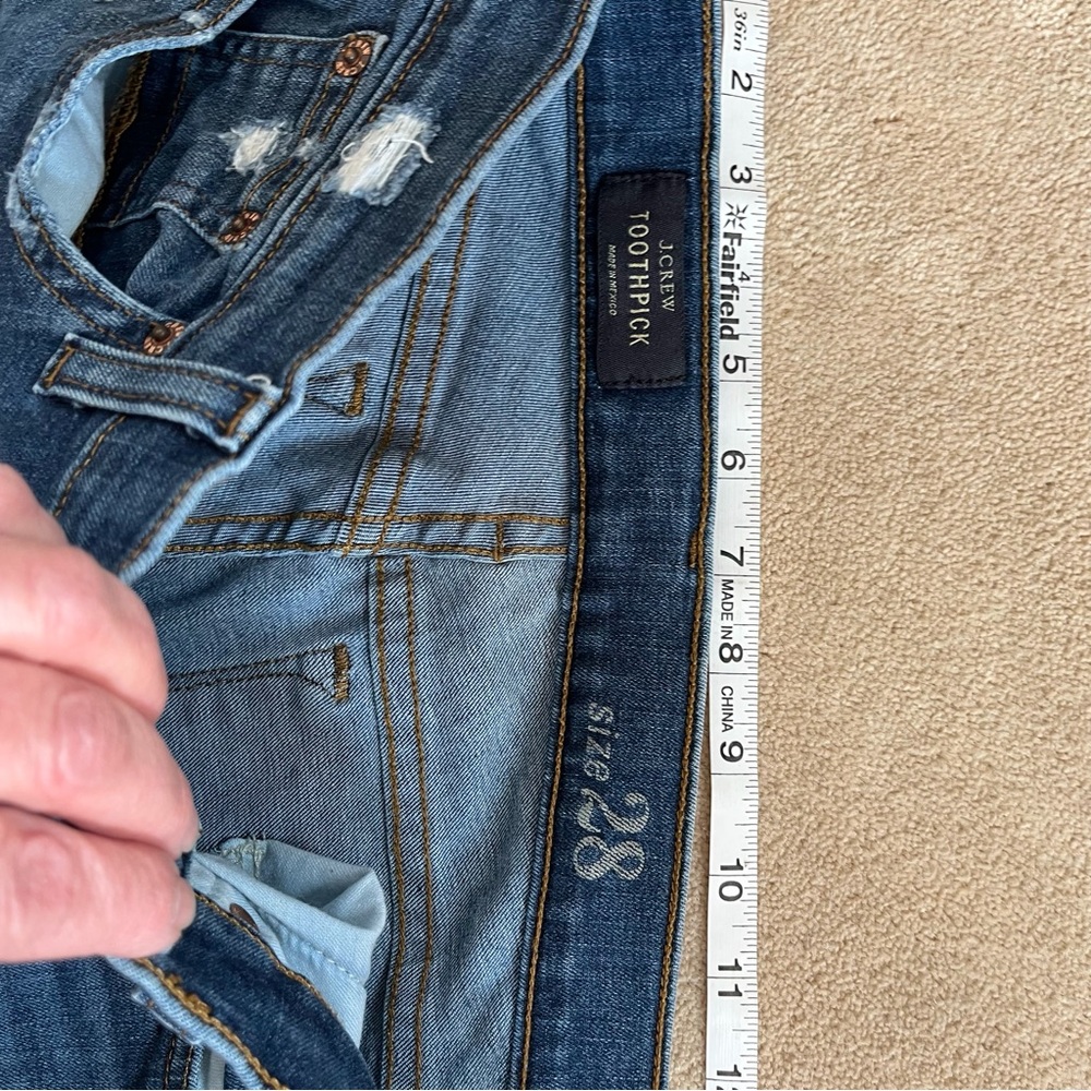 J Crew toothpick jeans - Picture 5 of 11